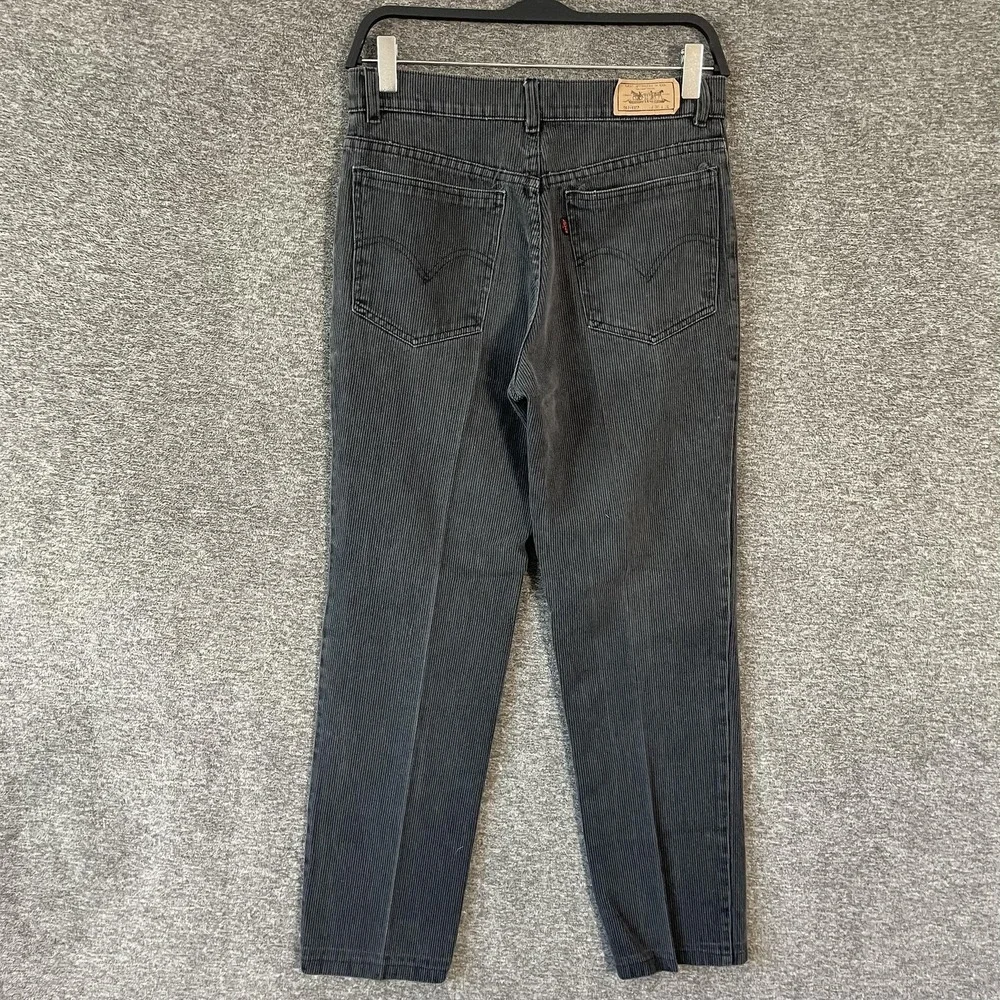 Vintage‎ Levis 547 Corduroy Jeans Mens 32x28 Gray Straight Made USA Pants